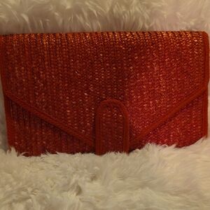 Elegant Red Clutch Bag